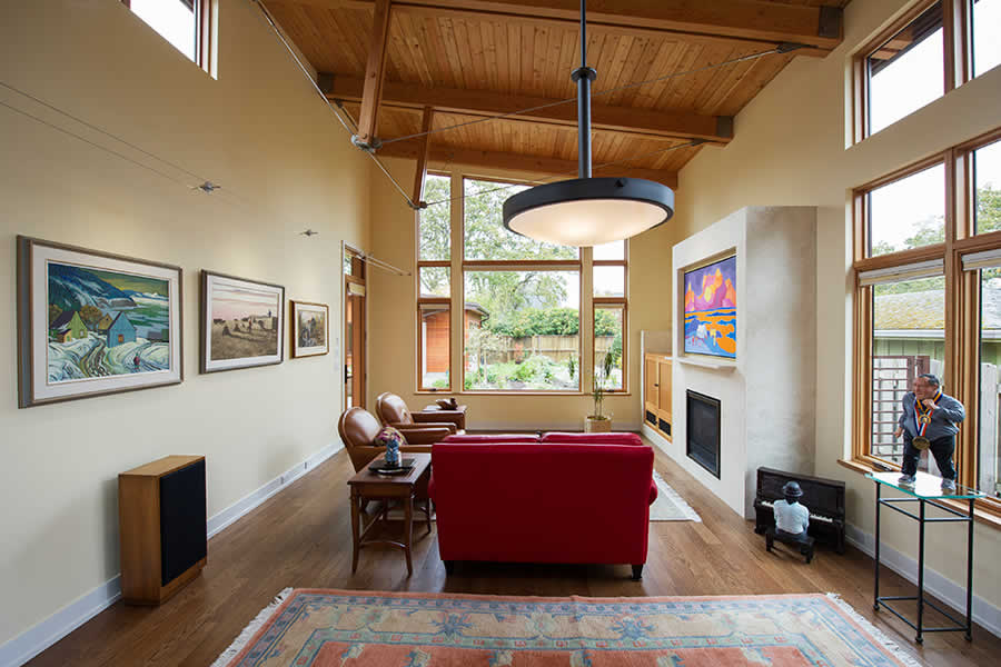 Oak Bay residence interior